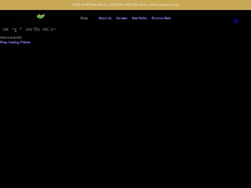 myhealingbliss.com shopify website screenshot