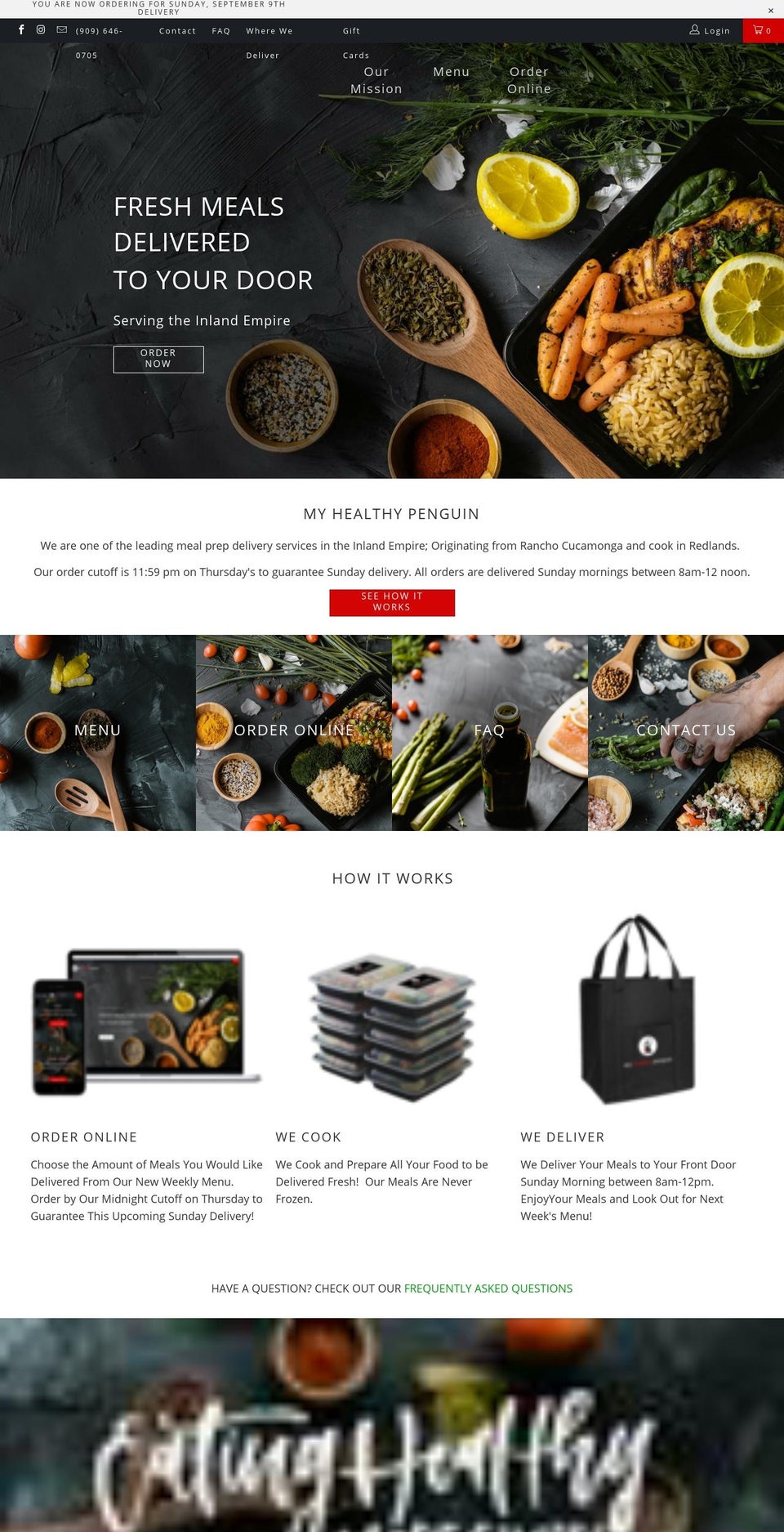 myhealthypenguin.com — Shopify storefront screenshot