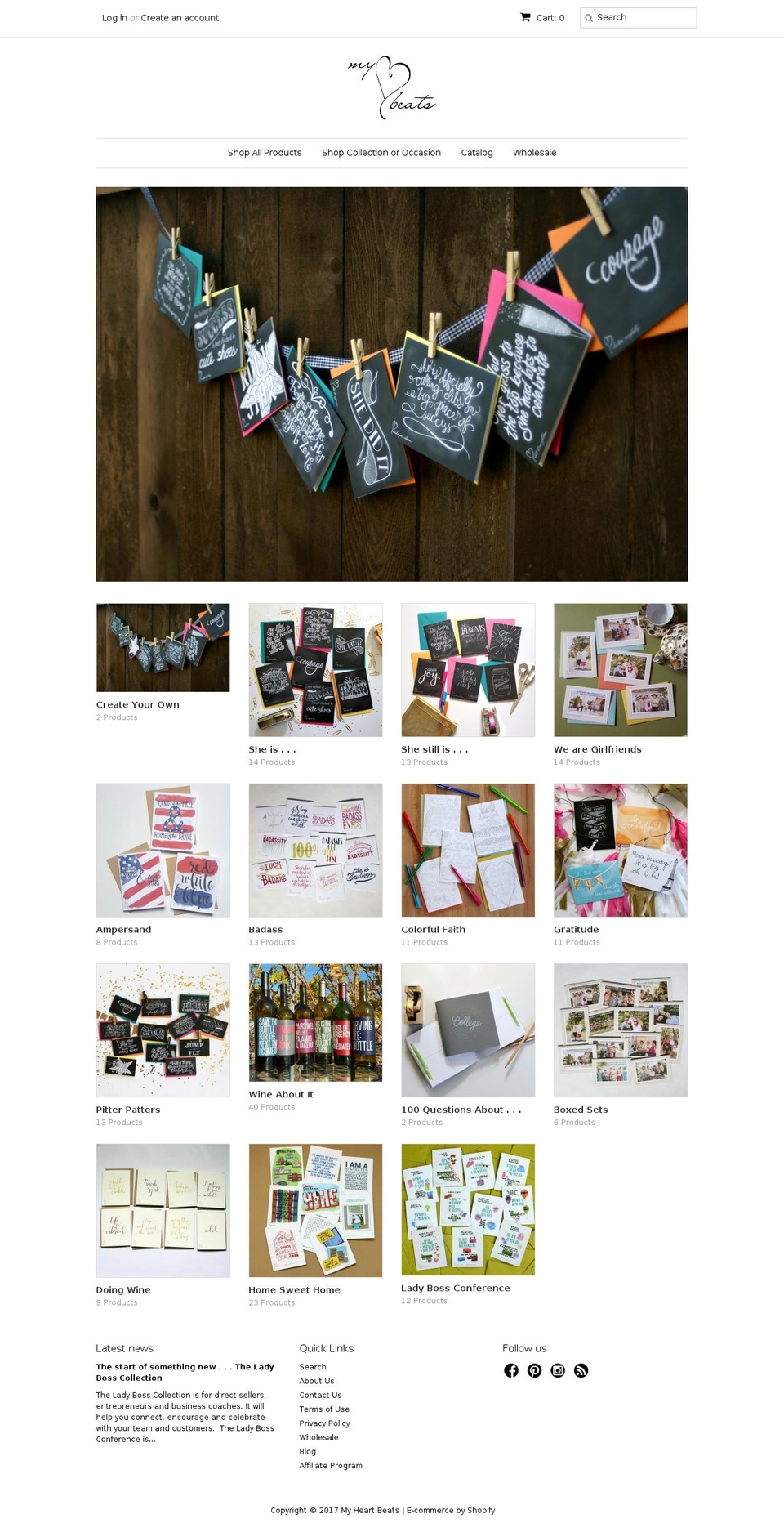 myheartbeatsonline.com shopify website screenshot