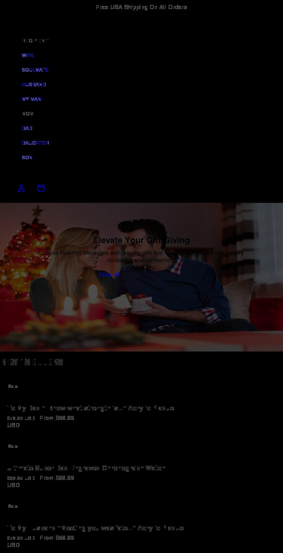 myheartmylove.com shopify website screenshot