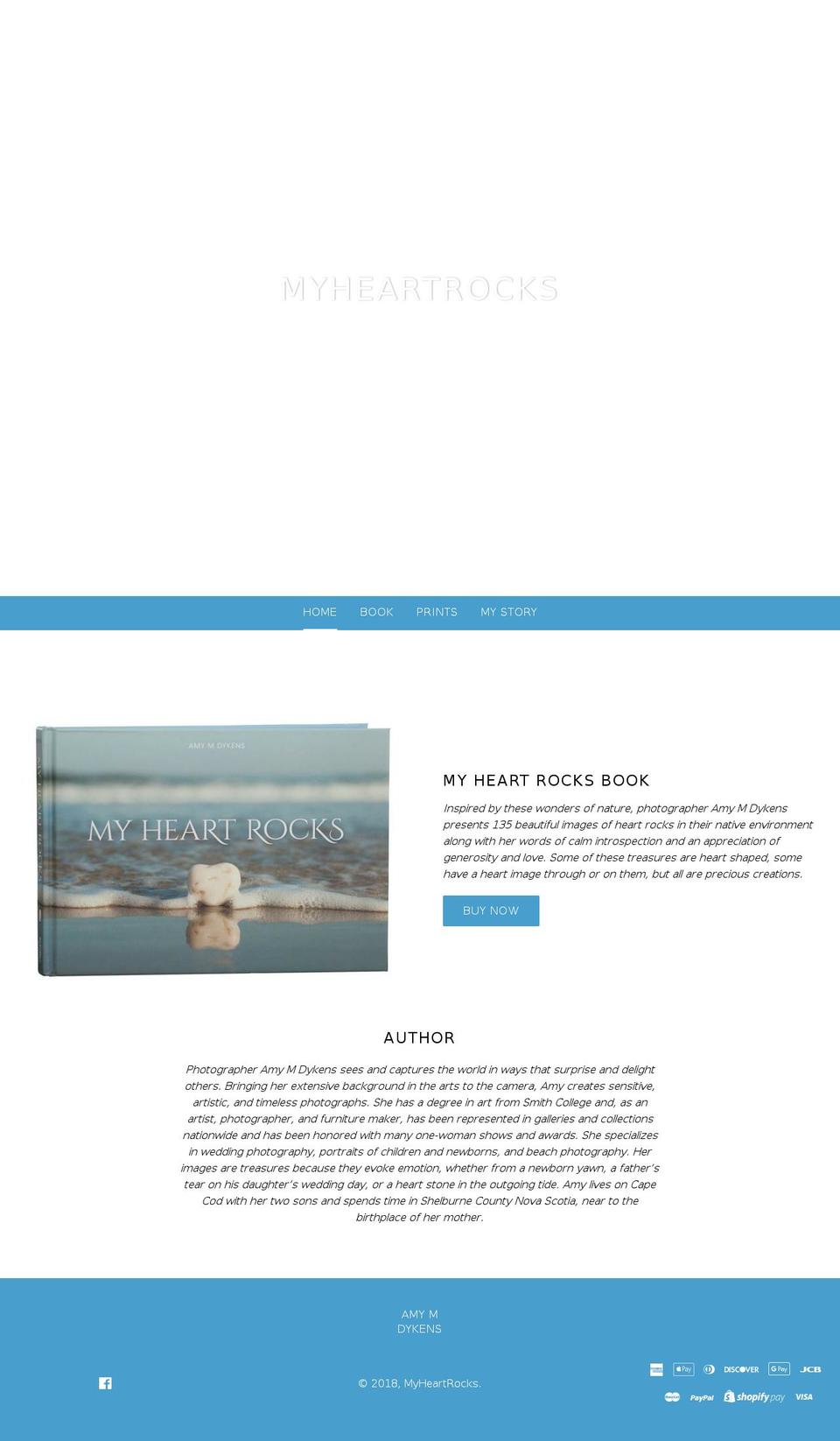 myheartrocks.net shopify website screenshot