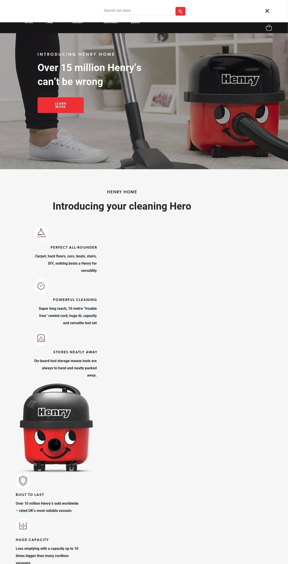 myhenry.com.au shopify website screenshot