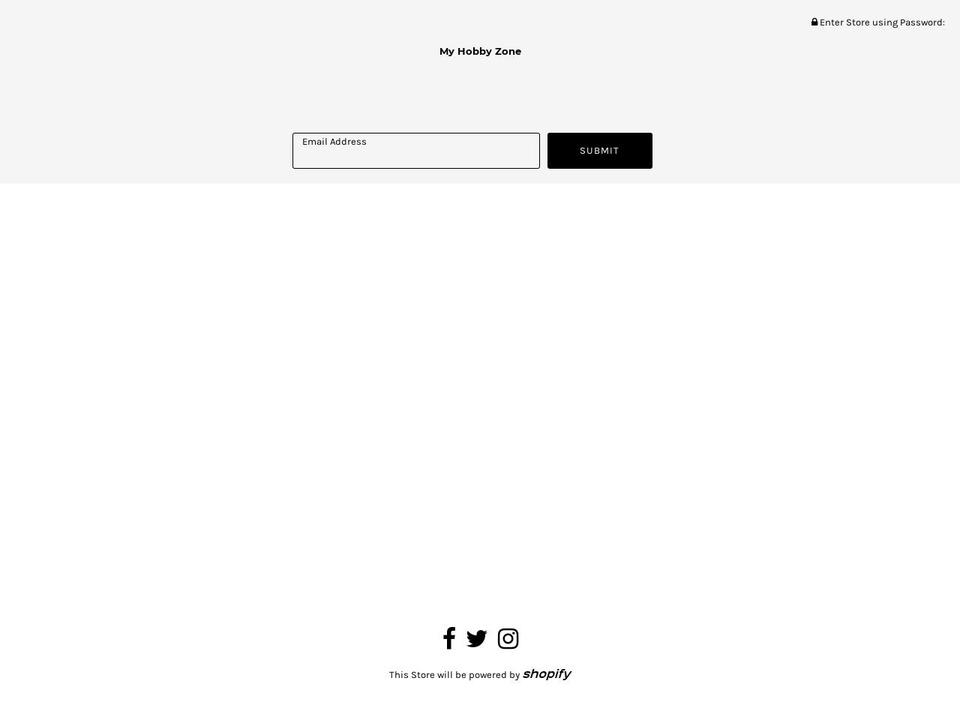 myhobbyzone.com — Shopify storefront screenshot