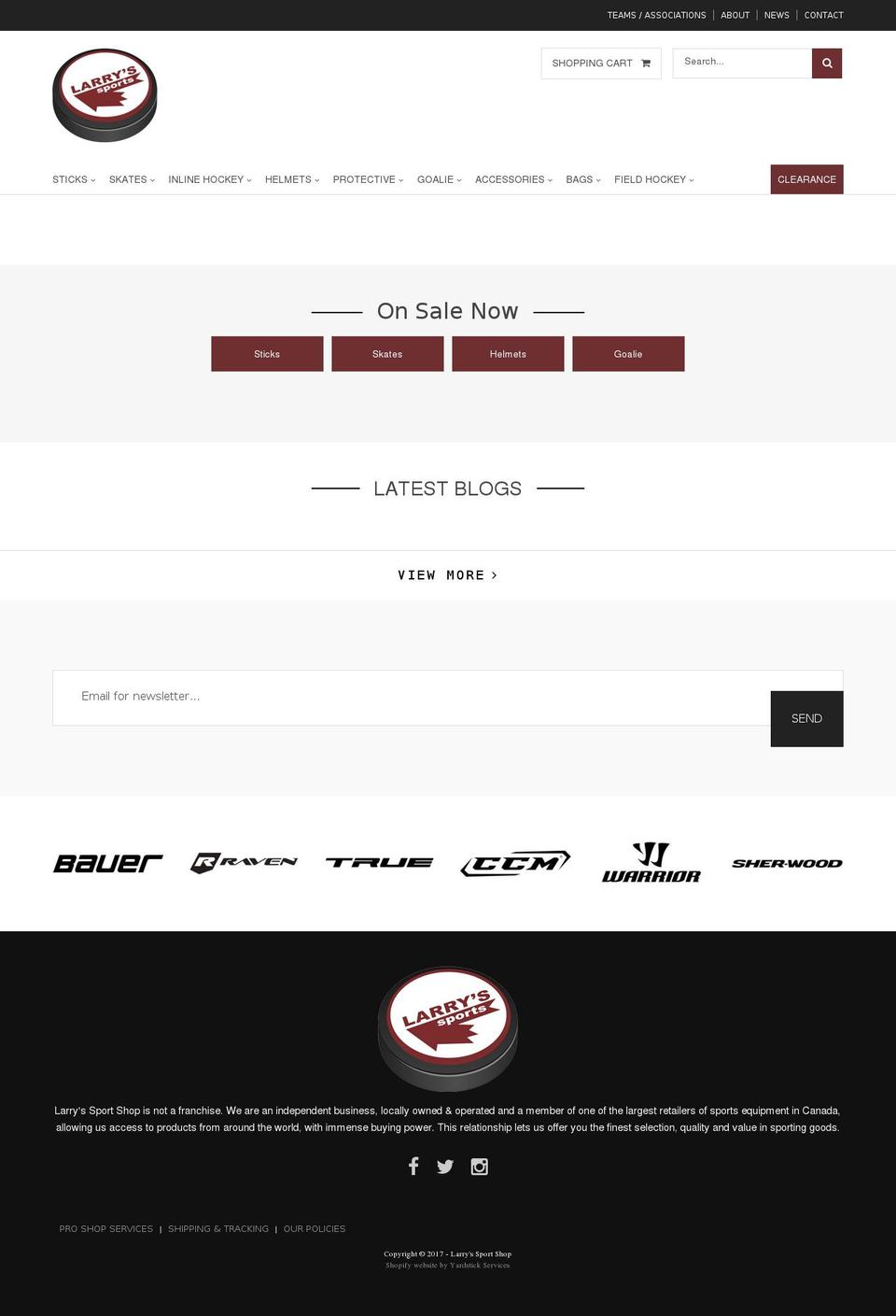 bazien-layout-4 Shopify theme site example myhockeystore.com