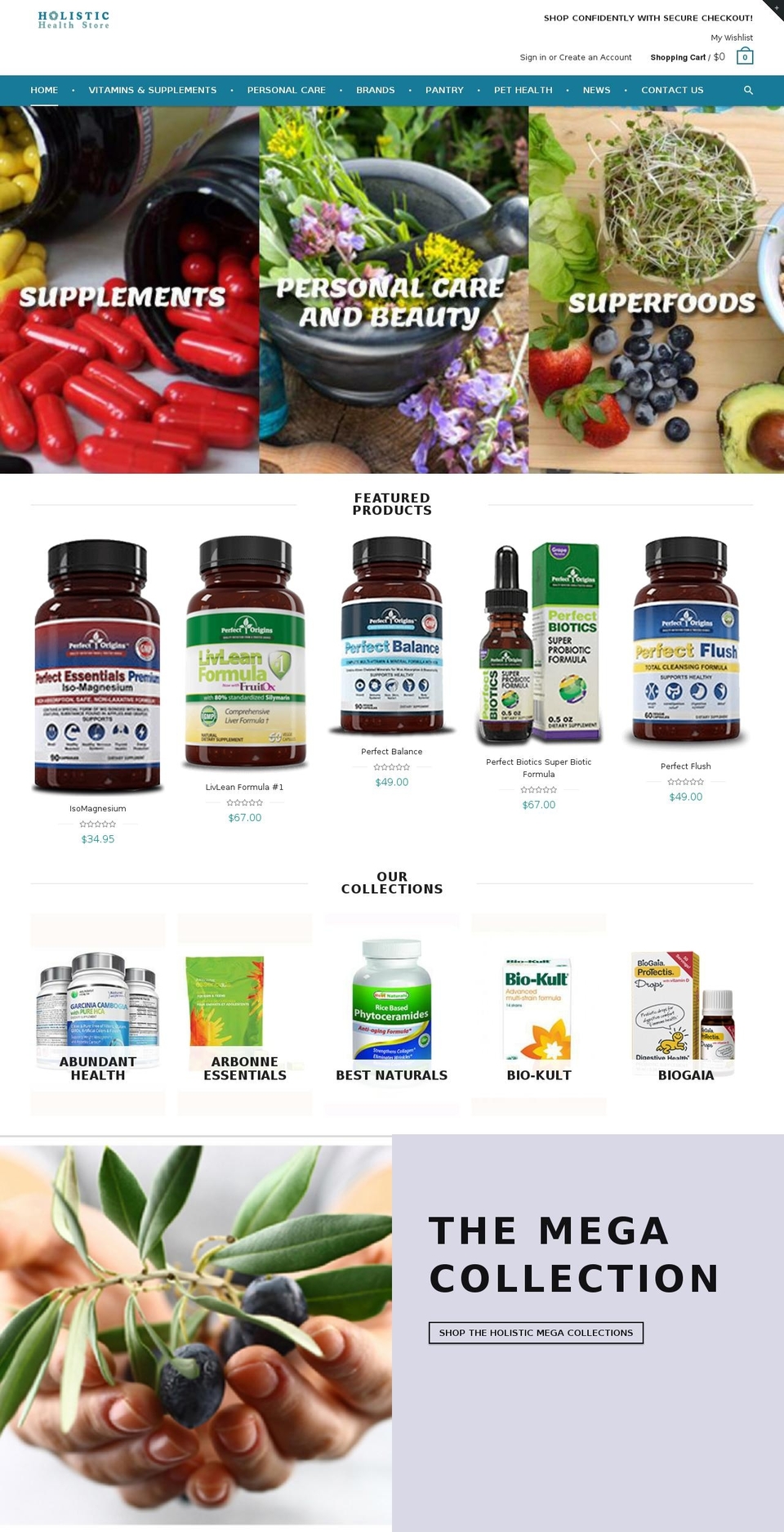 rt-material-v1-0-1 Shopify theme site example myholistichealthstore.com