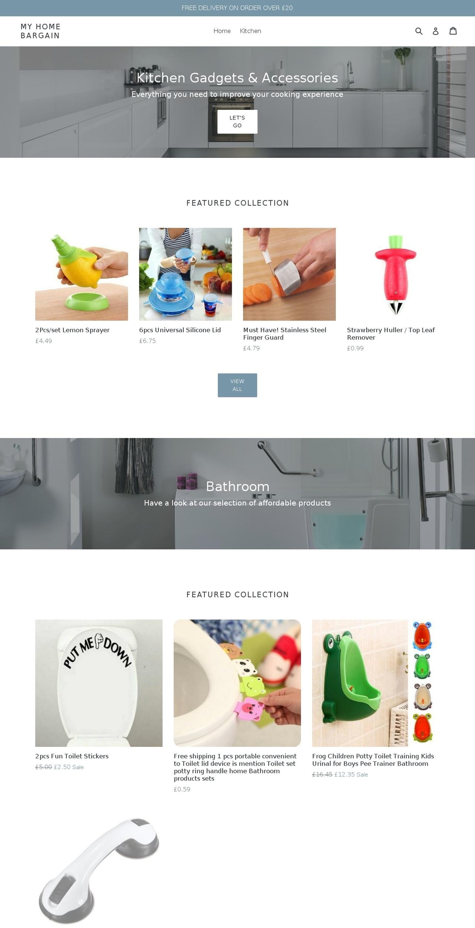 myhomebargain.com shopify website screenshot
