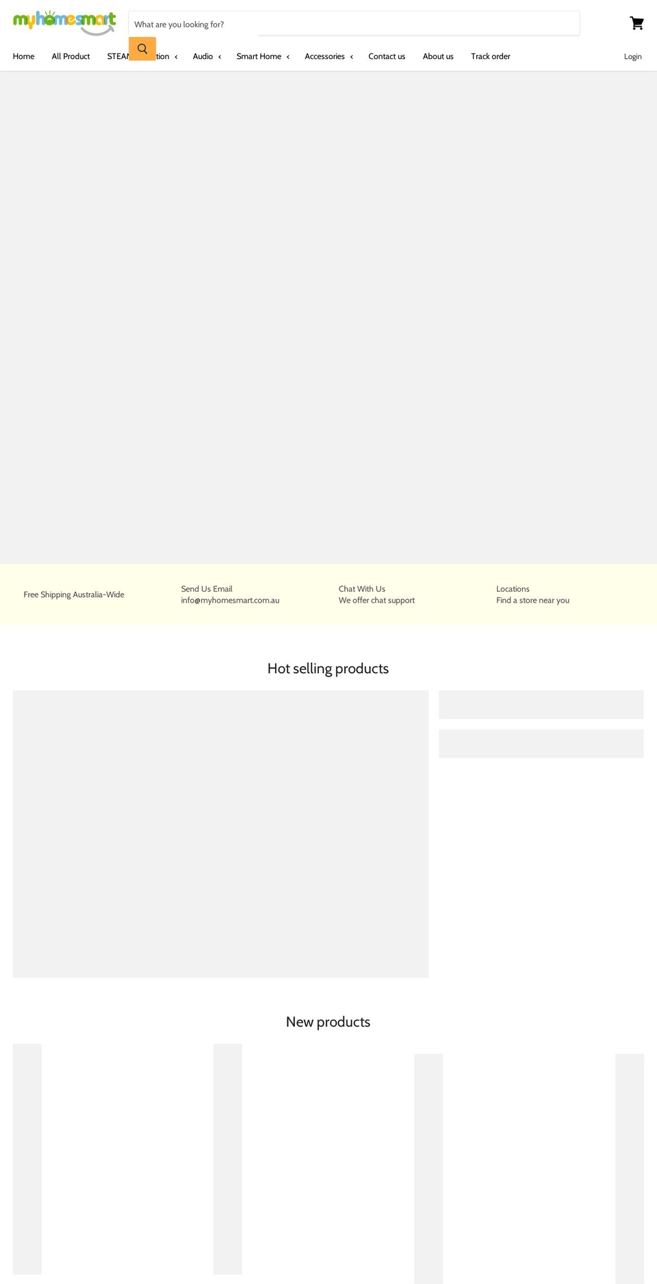 myhomesmart.com.au shopify website screenshot