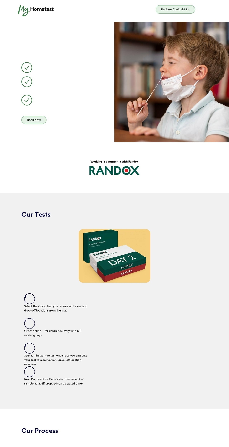 myhometest.co.uk shopify website screenshot