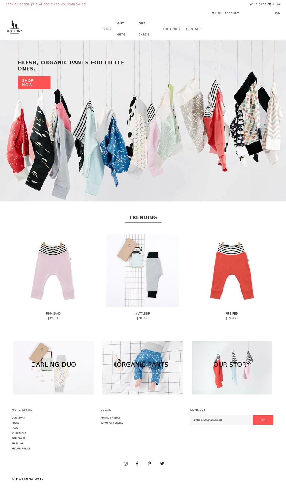 myhotbunz.com shopify website screenshot