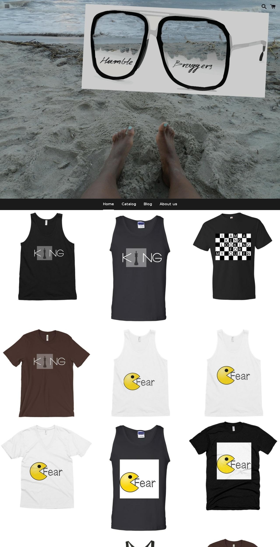 myhumblebraggers.com shopify website screenshot