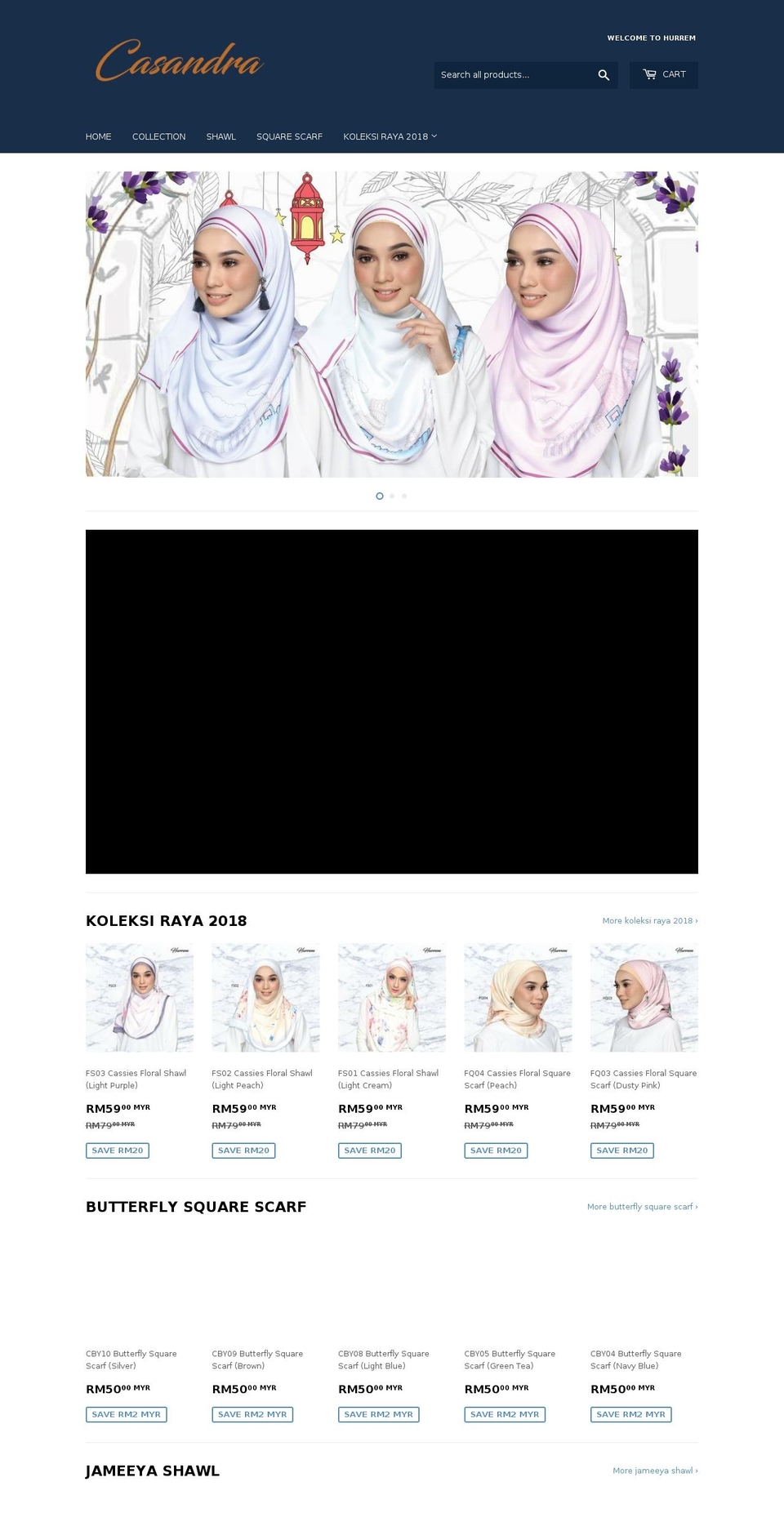 myhurrem.com — Shopify storefront screenshot