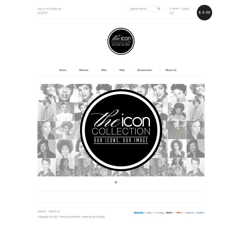 myiconictee.com shopify website screenshot