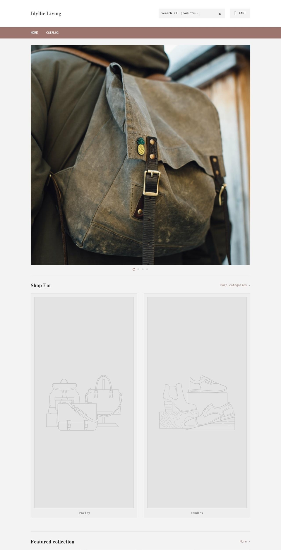 myidyllicliving.com shopify website screenshot
