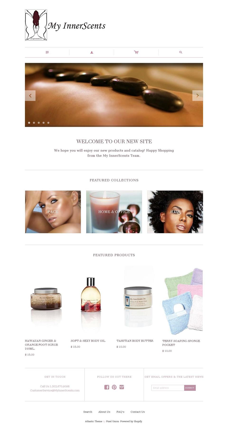 myinnerscentsinc.com — Shopify storefront screenshot