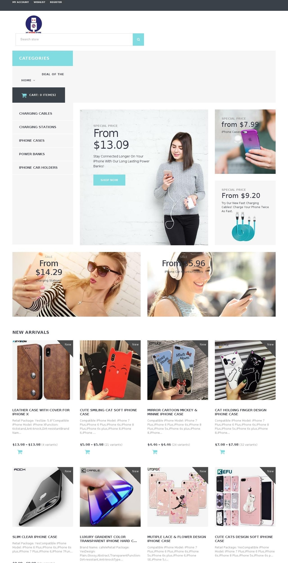 myiphonestore.net shopify website screenshot