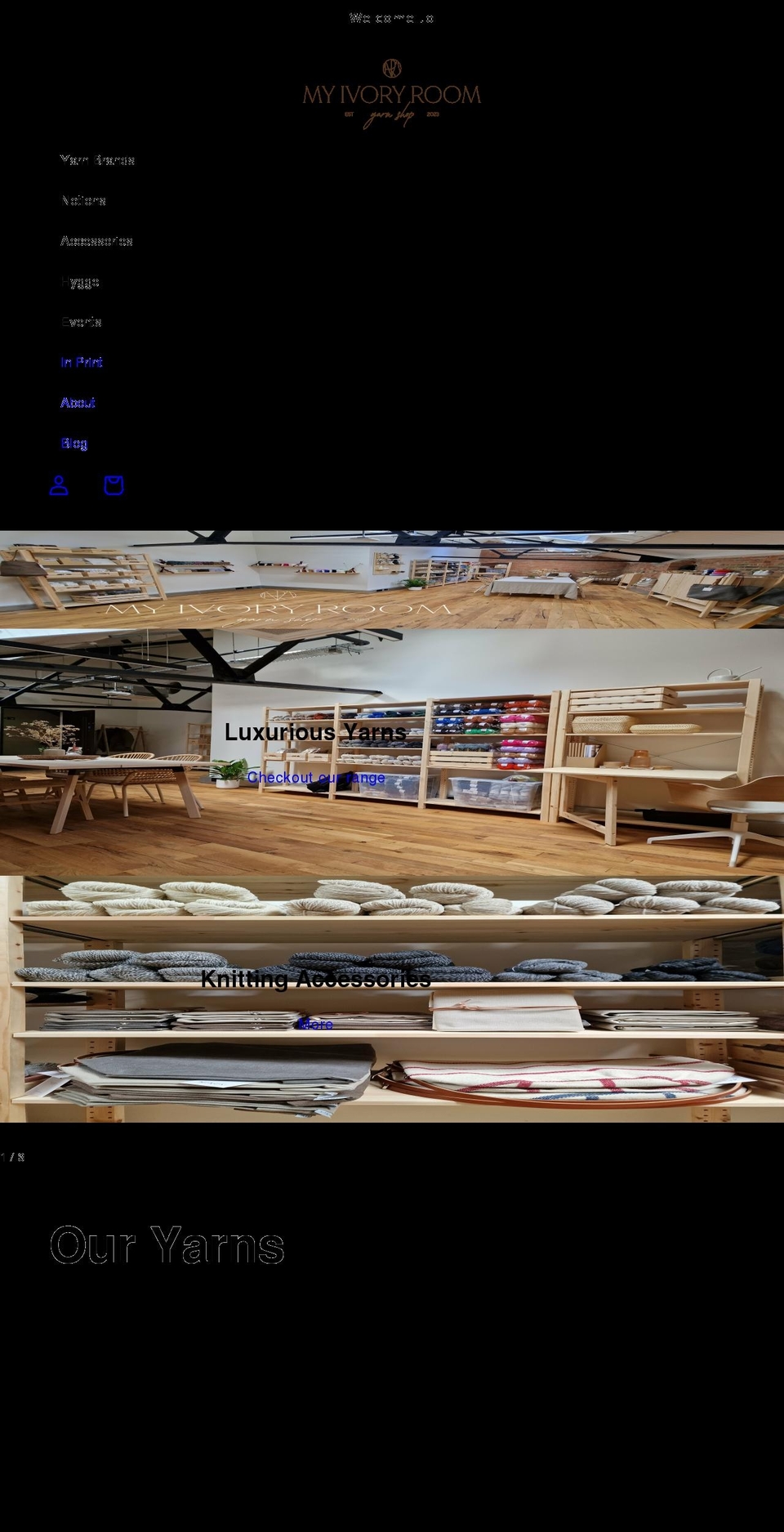myivoryroom.co.uk shopify website screenshot