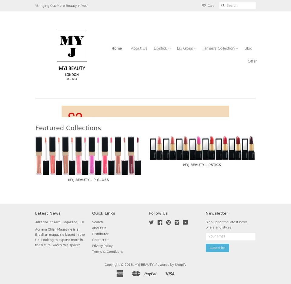 myj-beauty.myshopify.com shopify website screenshot