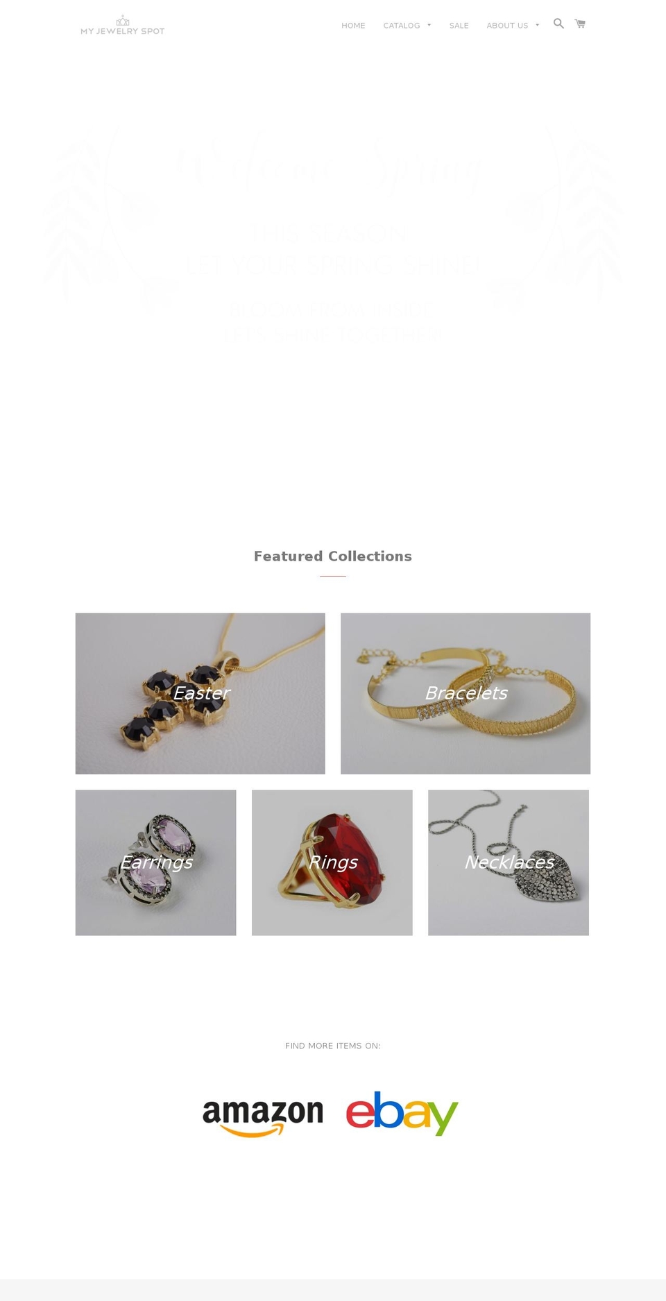 myjewelleryspot.com shopify website screenshot