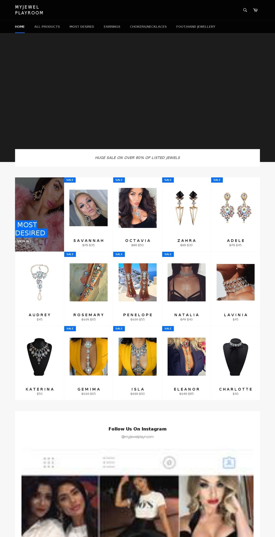 myjewelplayroom.com — Shopify storefront screenshot