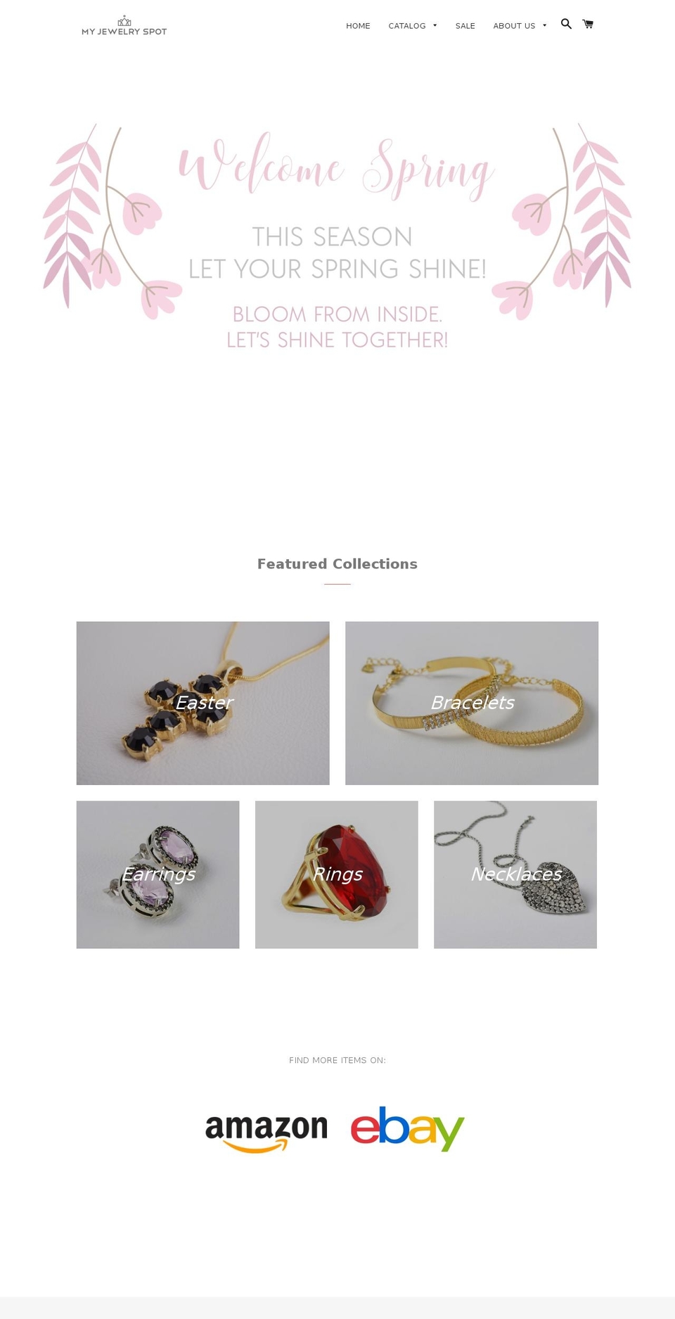 myjewelryspot.com shopify website screenshot