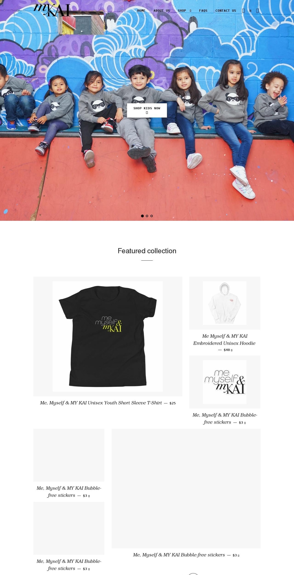 mykaiworld.com — Shopify storefront screenshot
