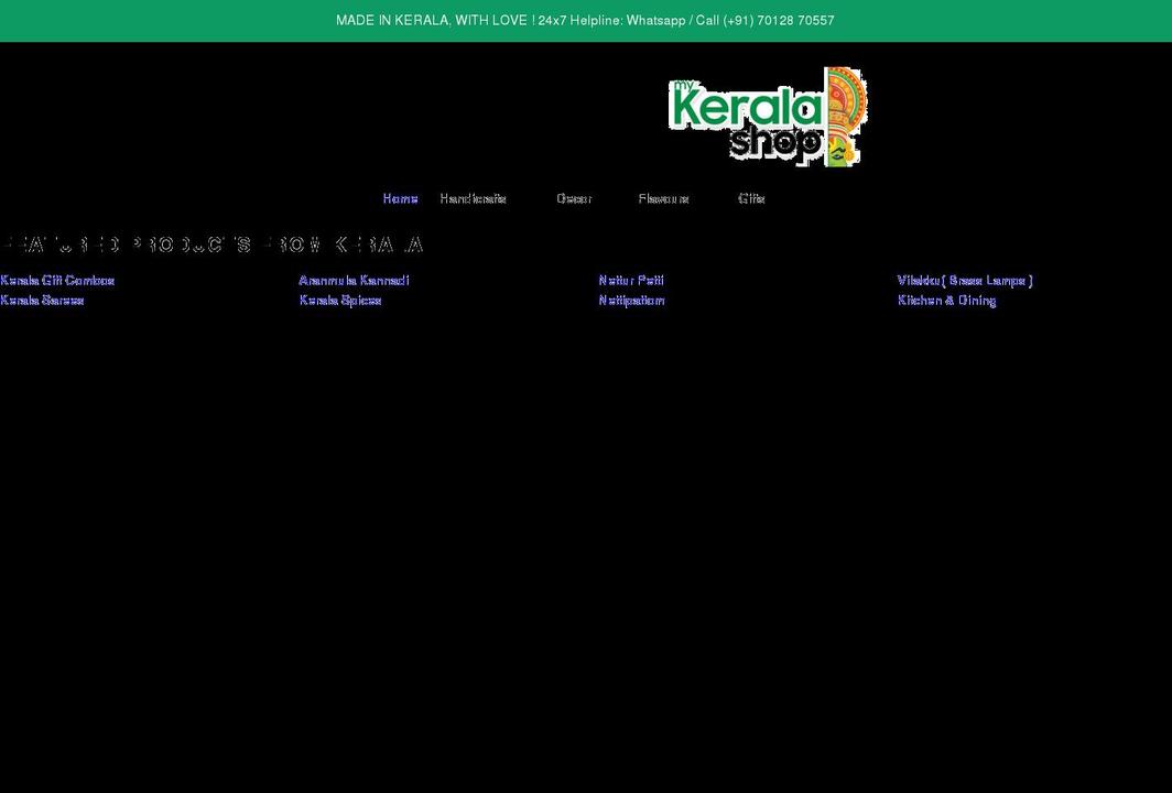 mykeralashop.com shopify website screenshot