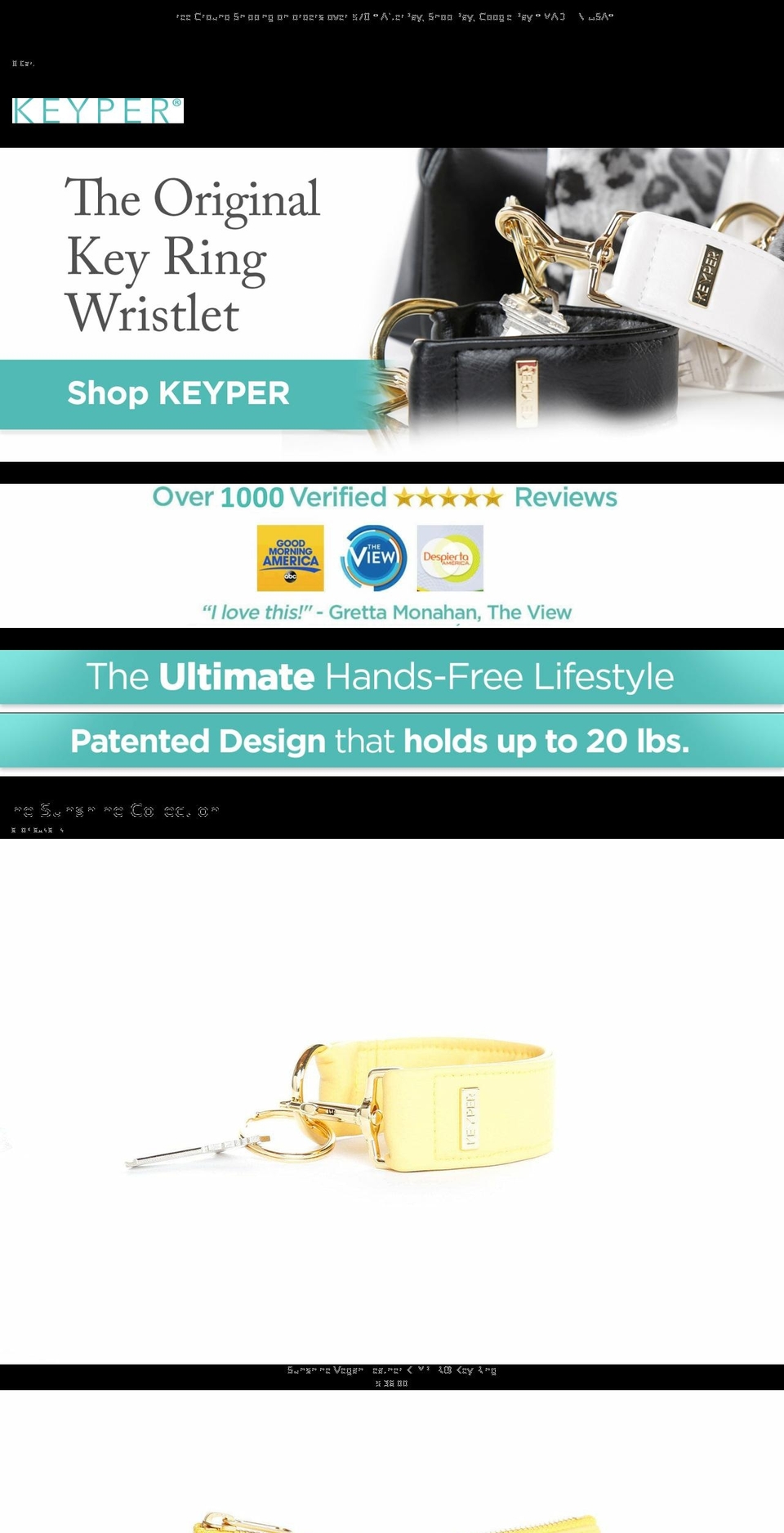mykeyper.com shopify website screenshot