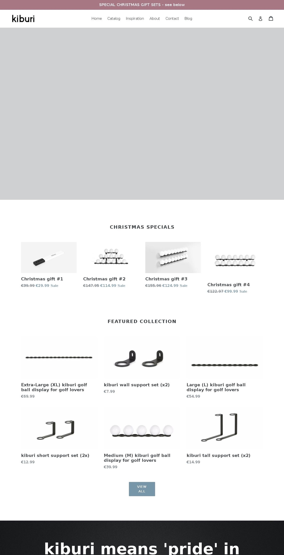 mykiburi.com — Shopify storefront screenshot