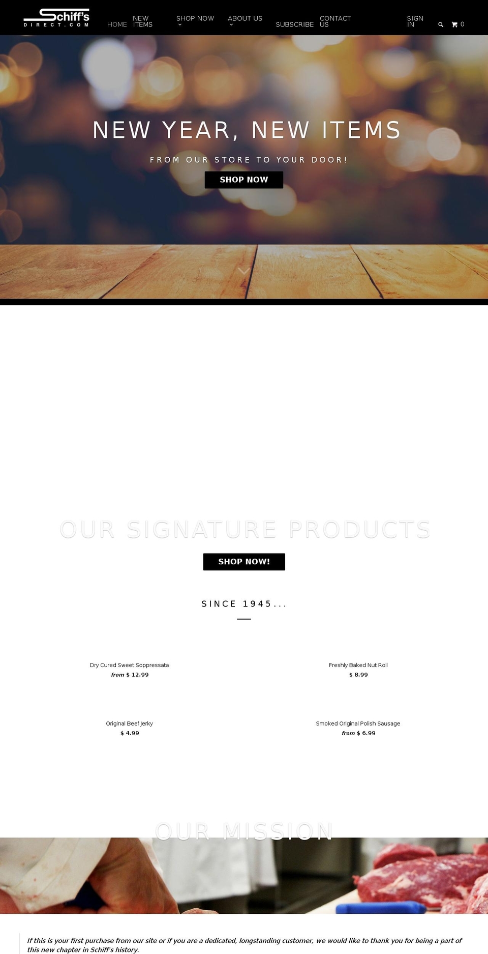 mykielbasa.com — Shopify storefront screenshot