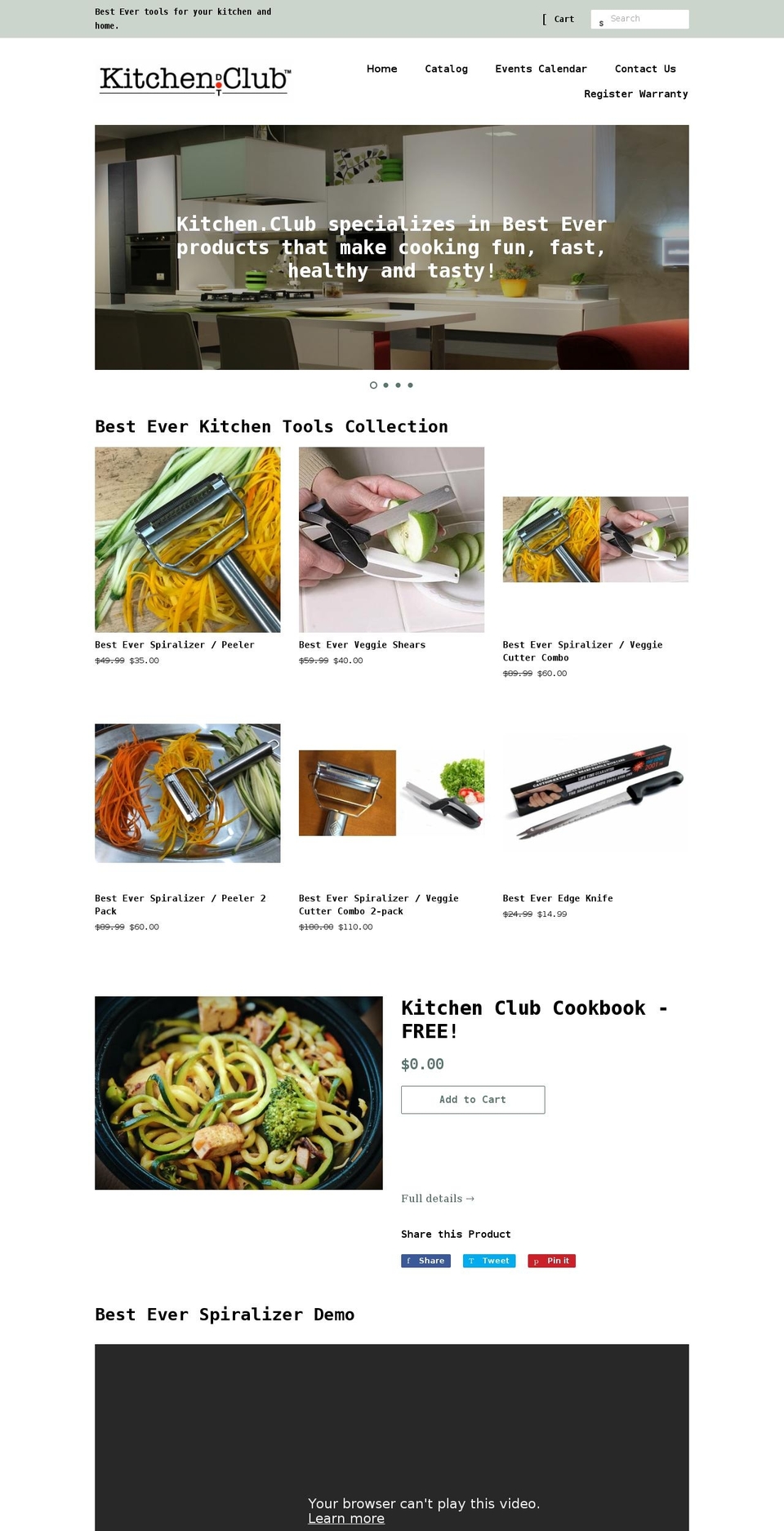 mykitchen.club shopify website screenshot