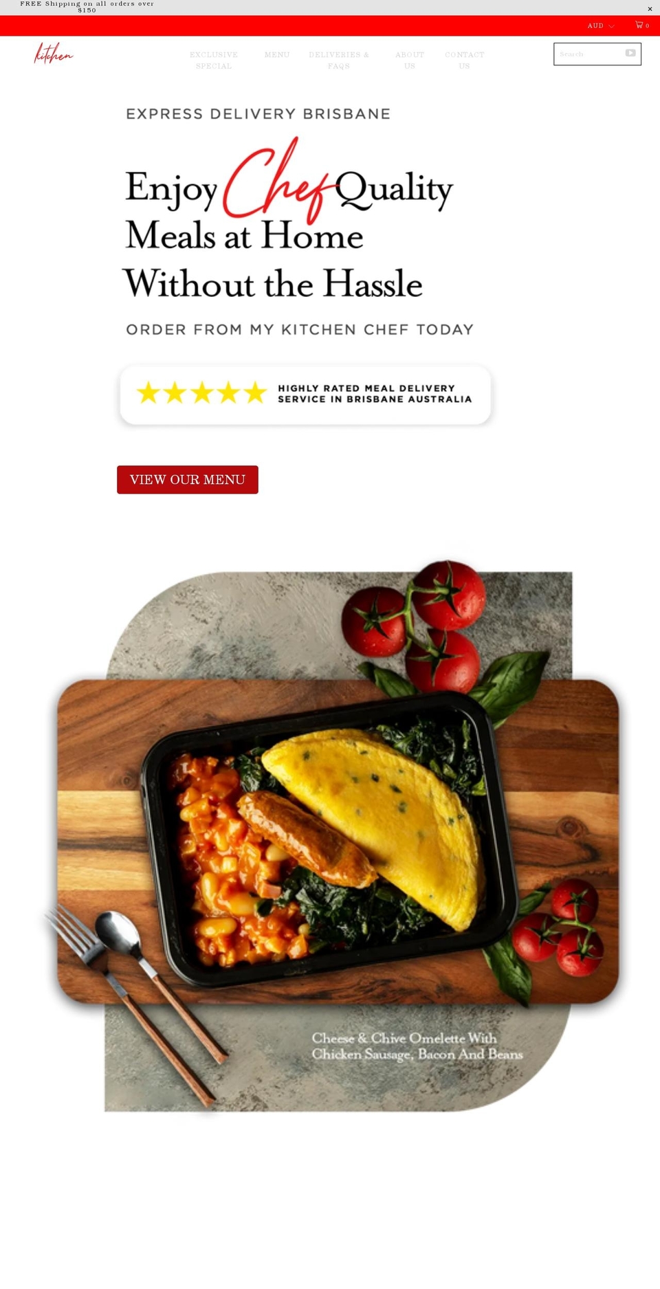 Foodry-home- Shopify theme site example mykitchenchef.com.au