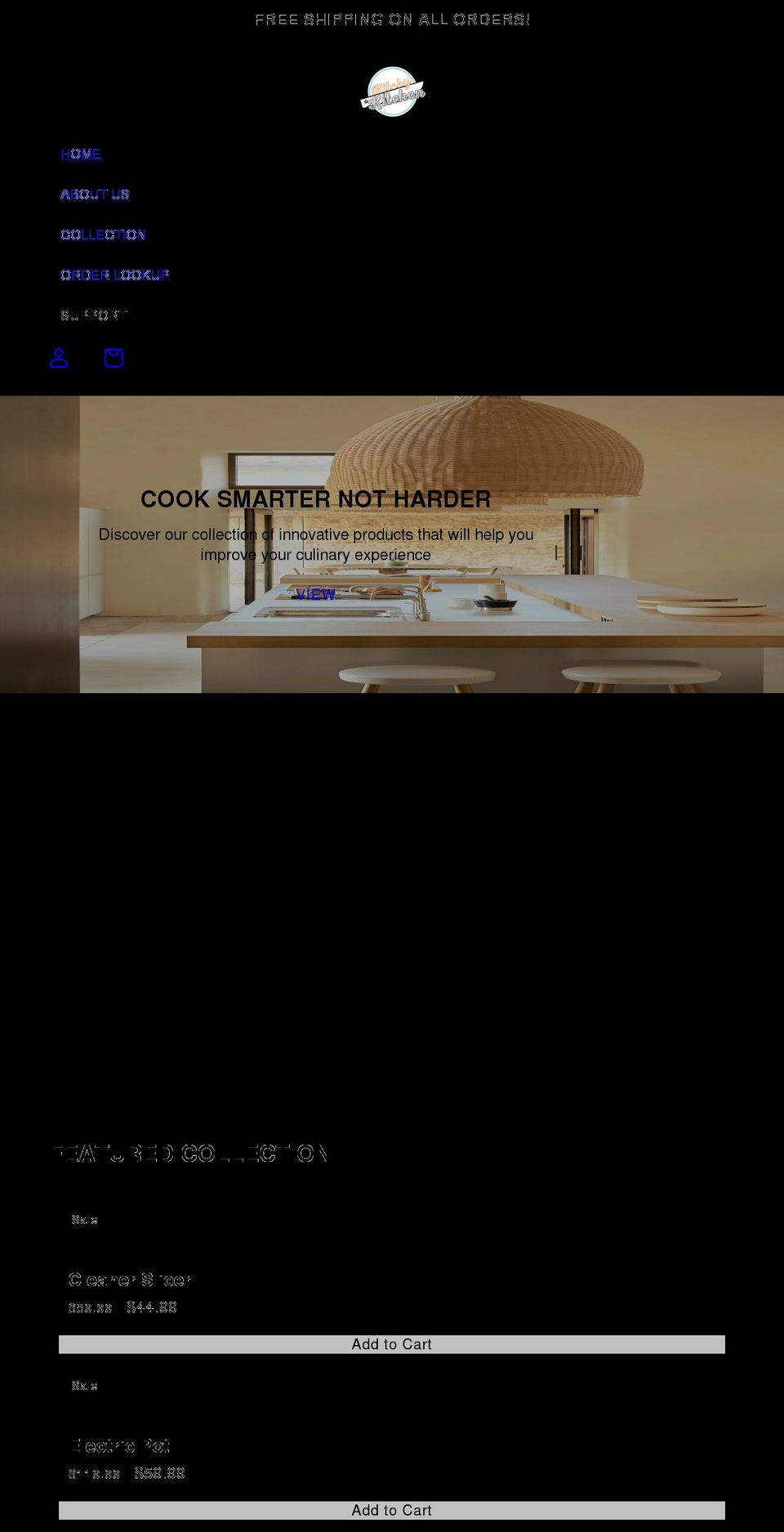 mykitchykitchen.com shopify website screenshot