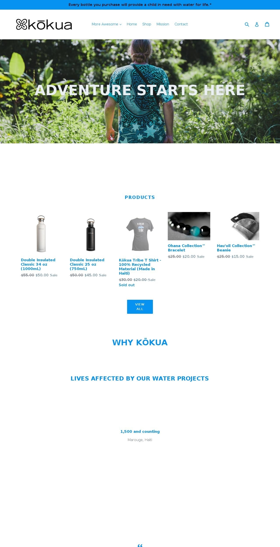 mykokua.com shopify website screenshot