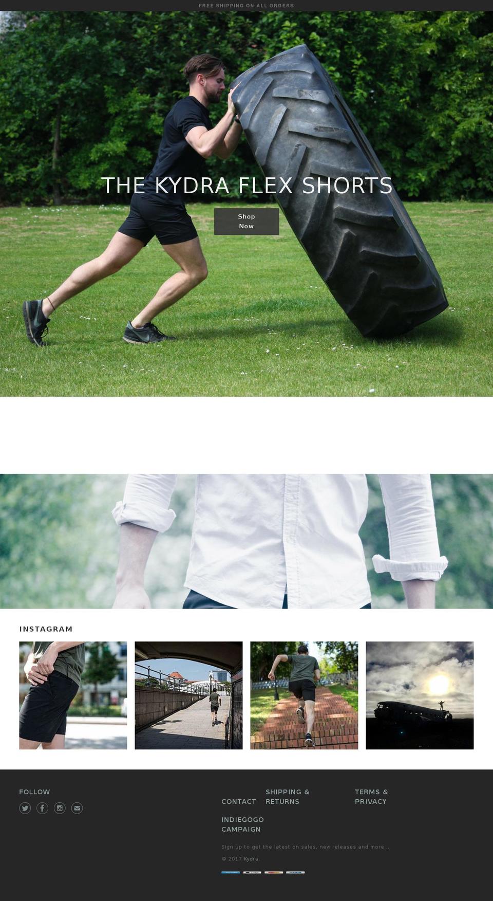 mykydra.com shopify website screenshot