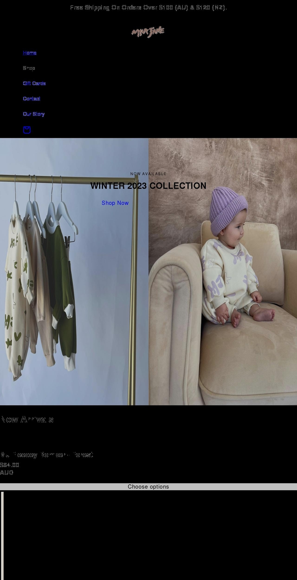 mylajane.com shopify website screenshot