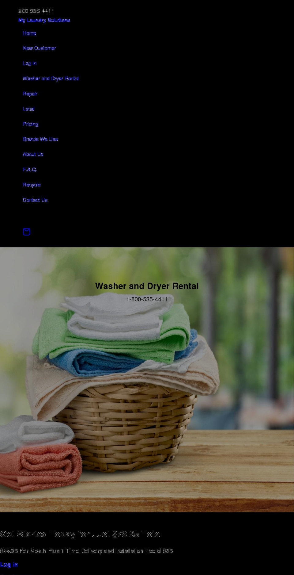 mylaundrysolutions.com shopify website screenshot