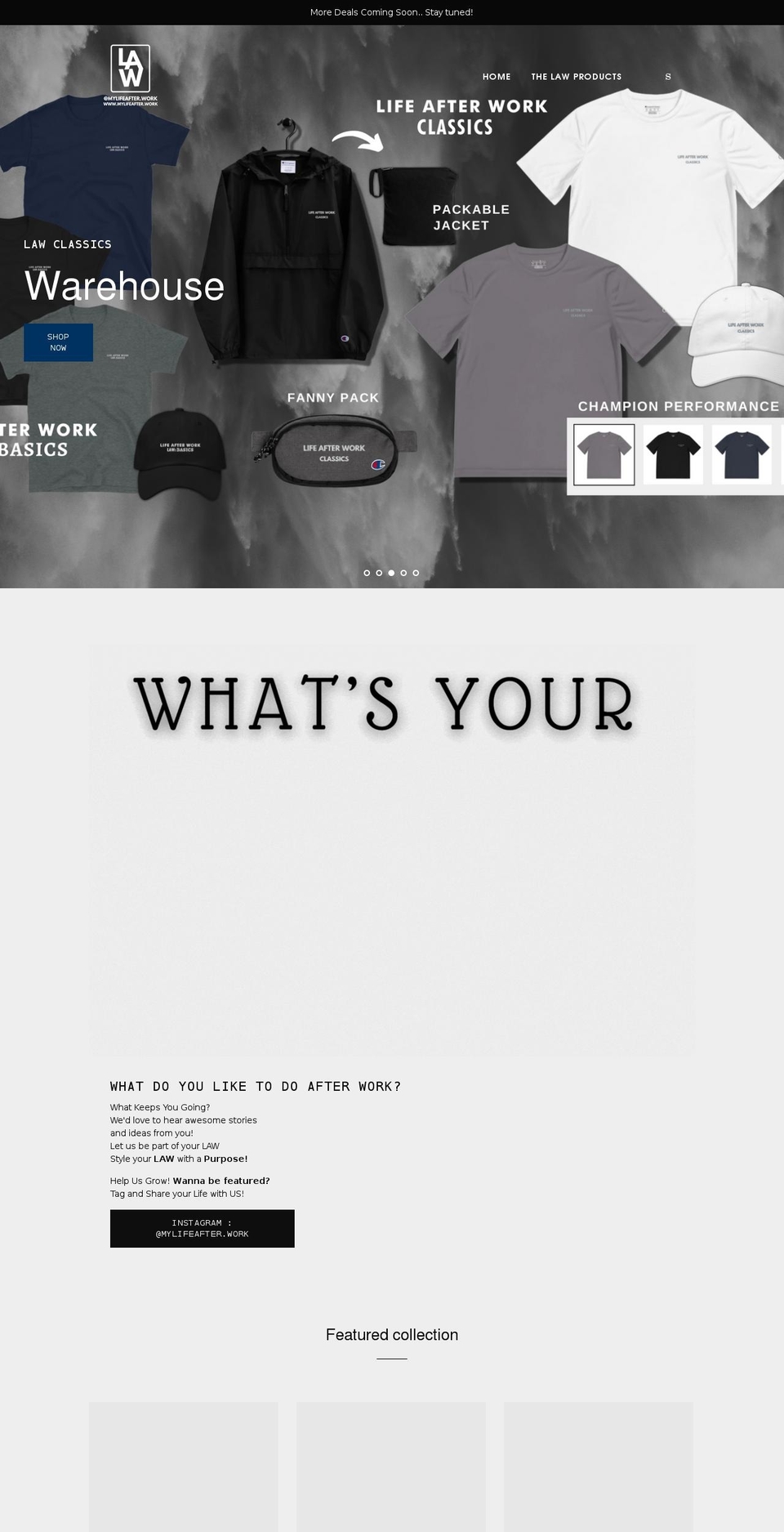mylifeafter.work shopify website screenshot