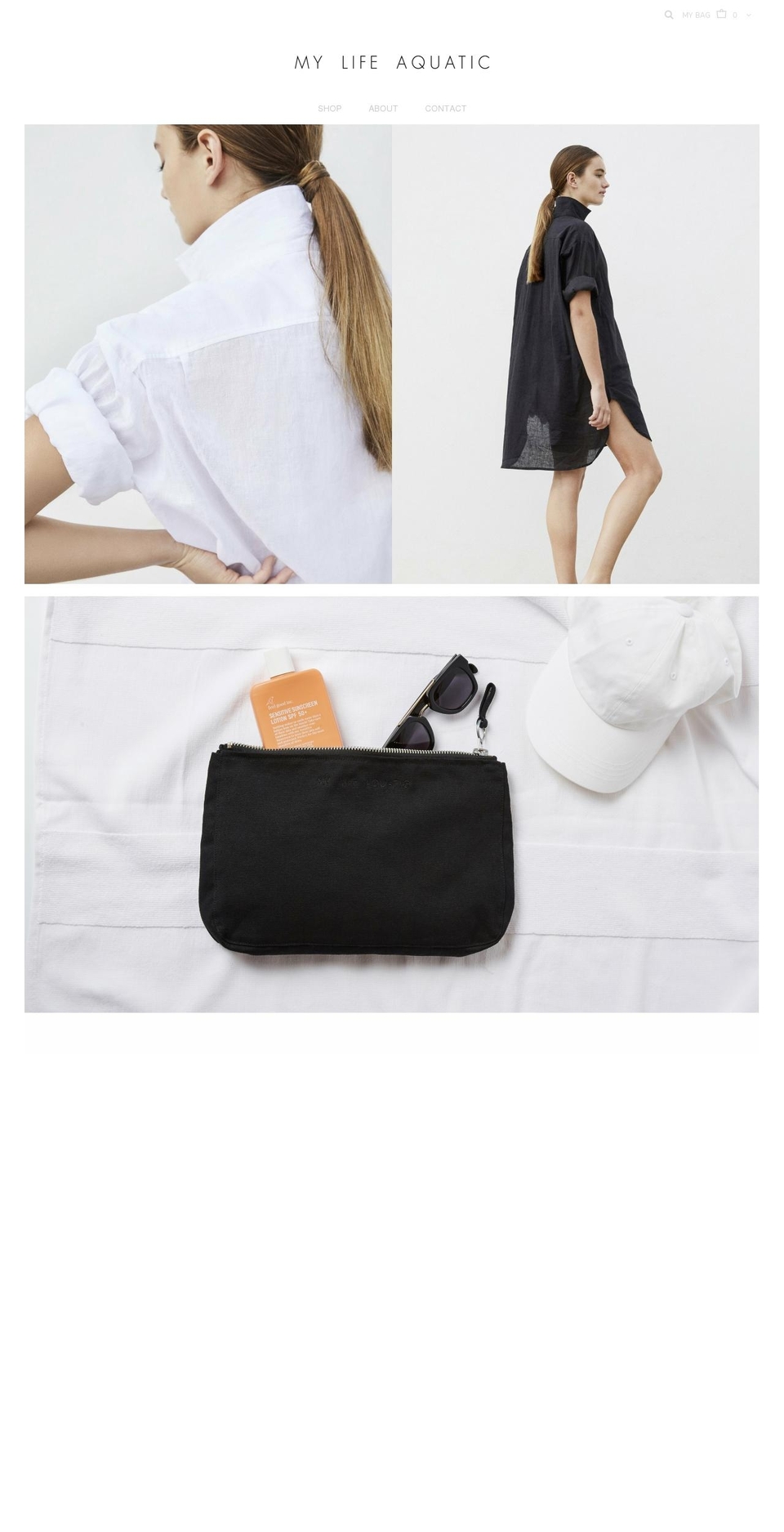 mylifeaquatic.com.au shopify website screenshot