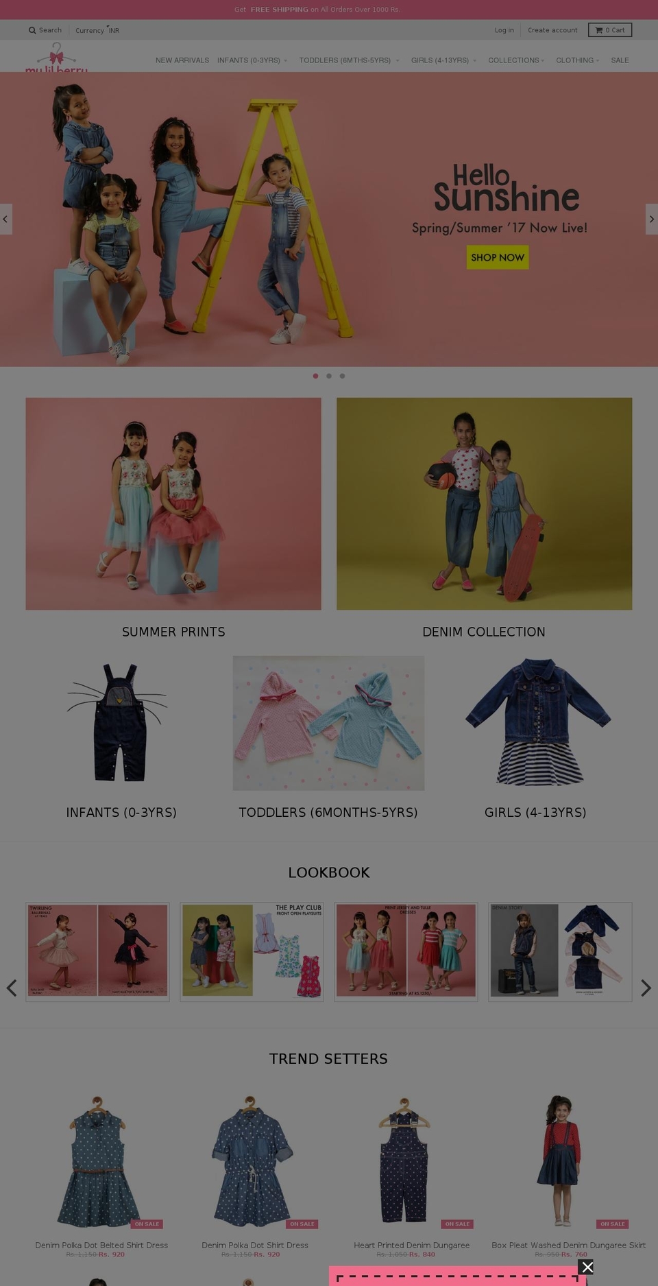 mylilberry.com shopify website screenshot