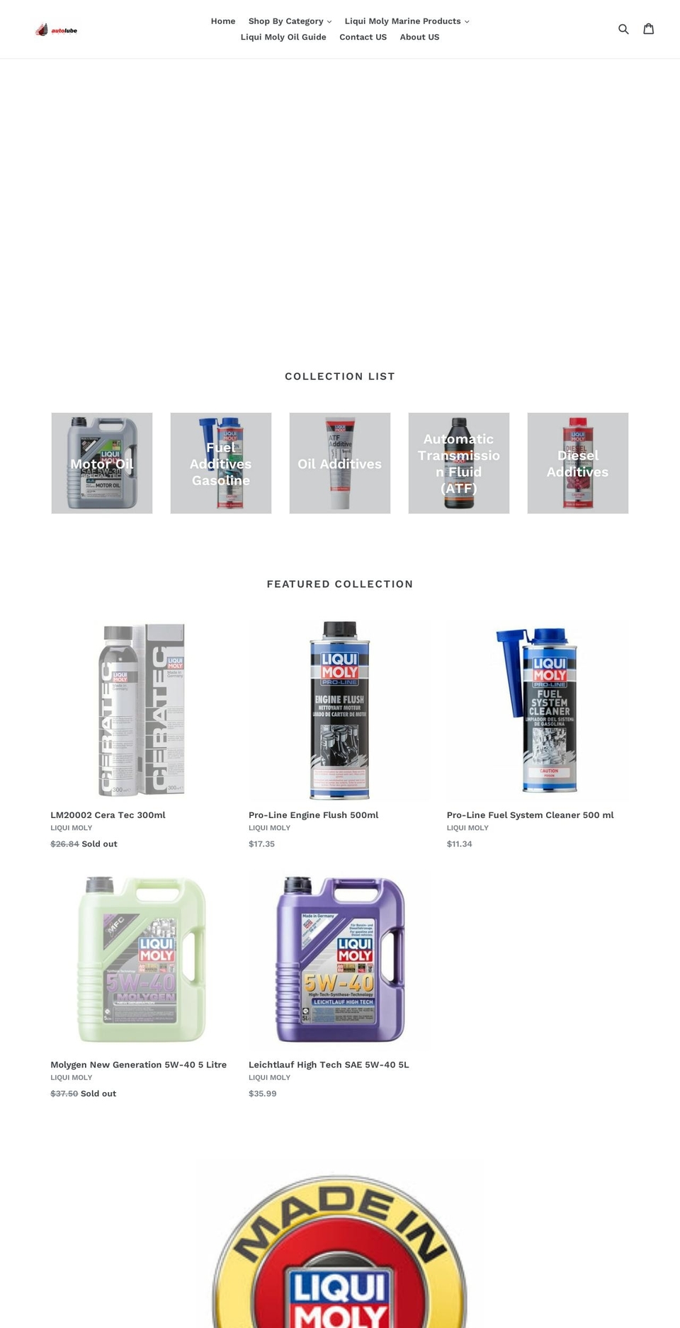 myliquimolystore.com — Shopify storefront screenshot