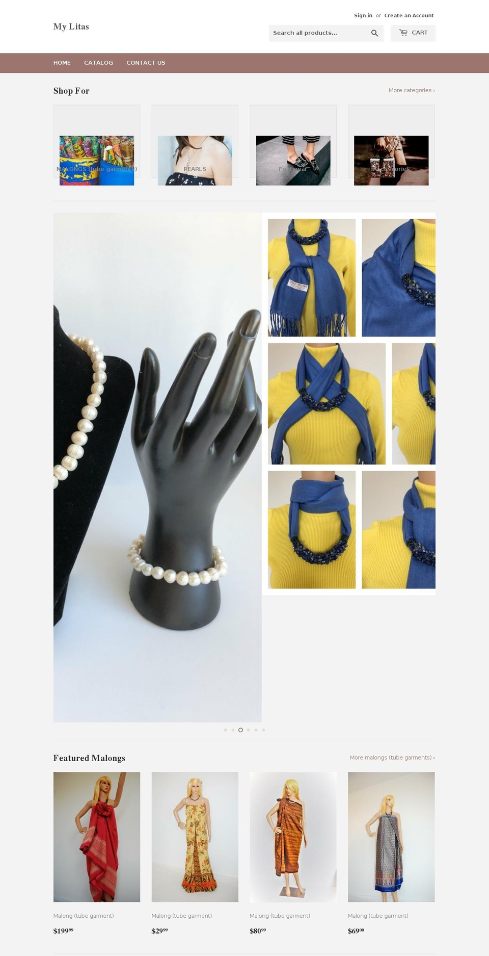 mylitas.com shopify website screenshot