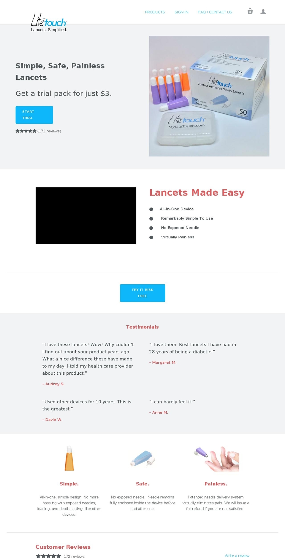 mylitetouch.com shopify website screenshot