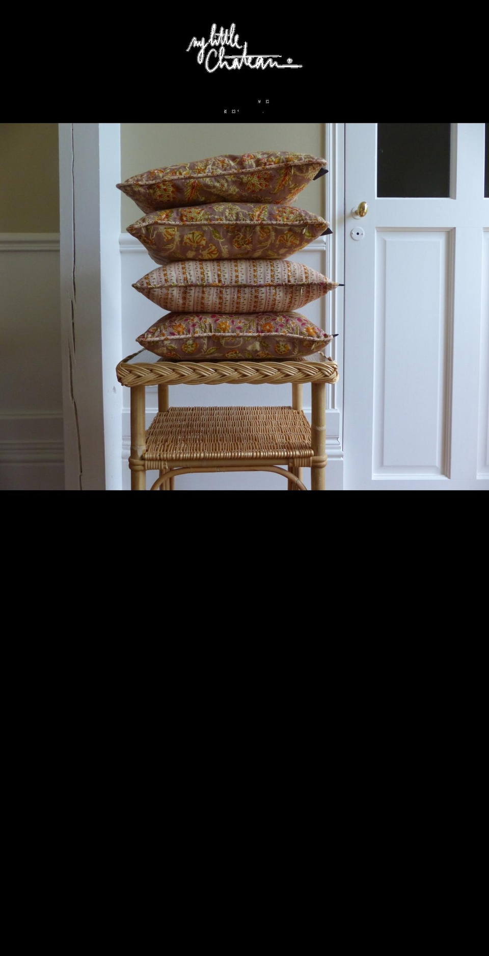 mylittlechateau.com shopify website screenshot