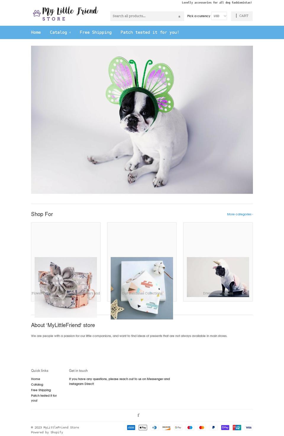 mylittlefriend.store shopify website screenshot