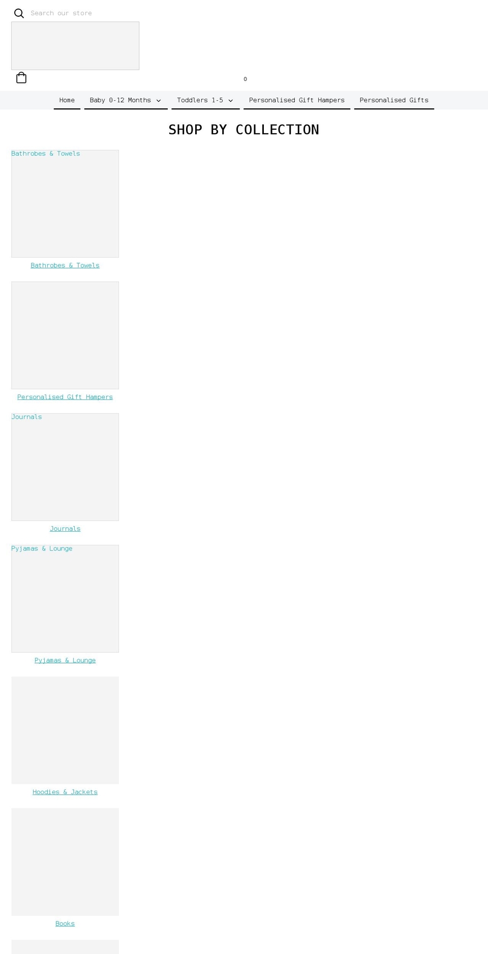 mylittleone.uk shopify website screenshot
