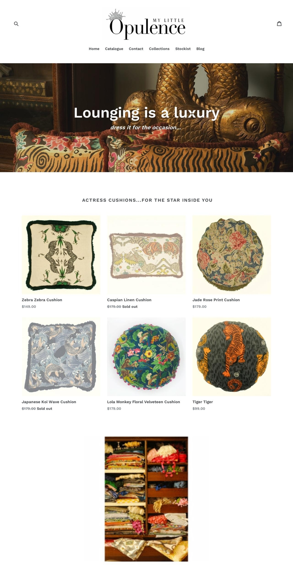 mylittleopulence.com.au shopify website screenshot