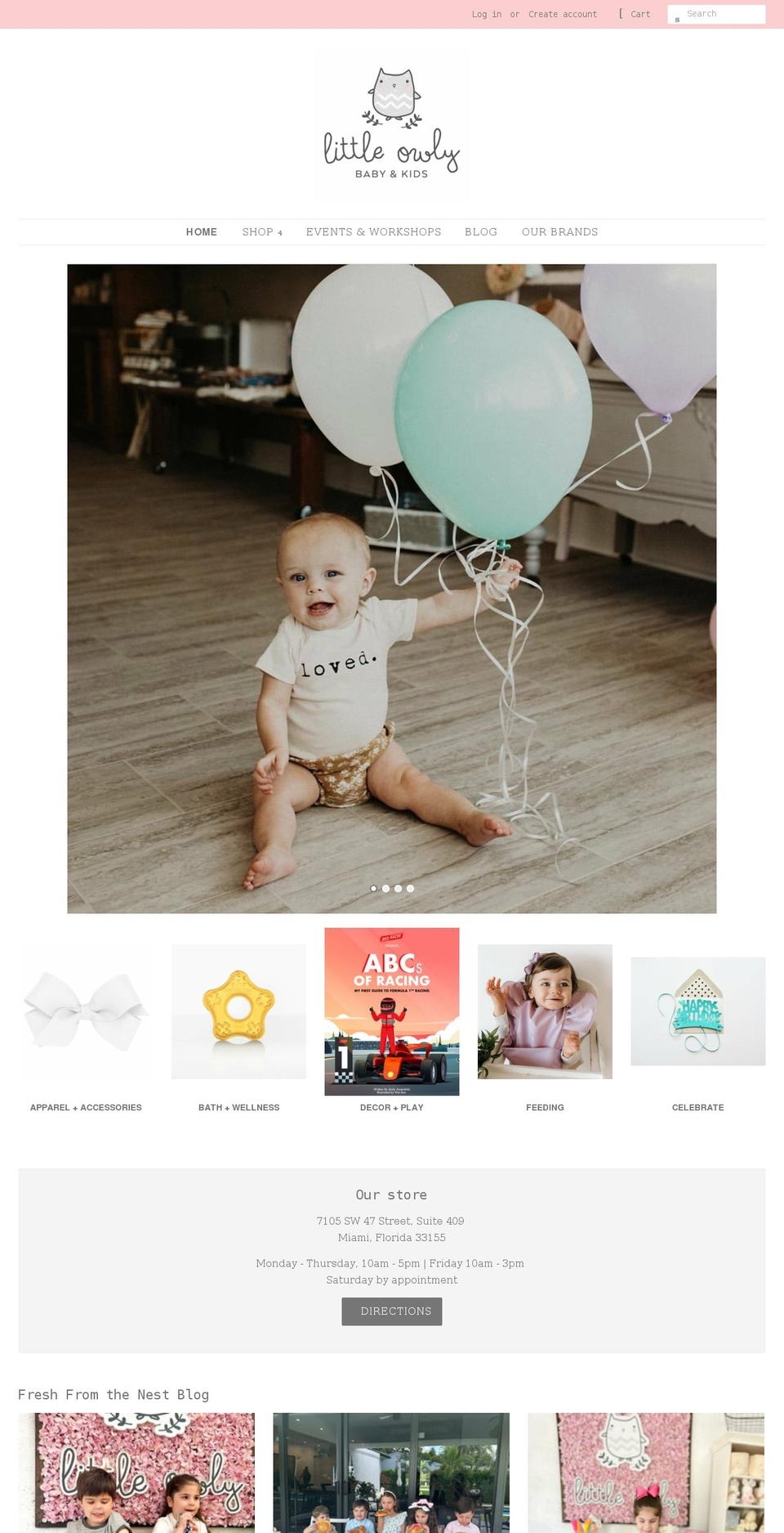 mylittleowly.com shopify website screenshot