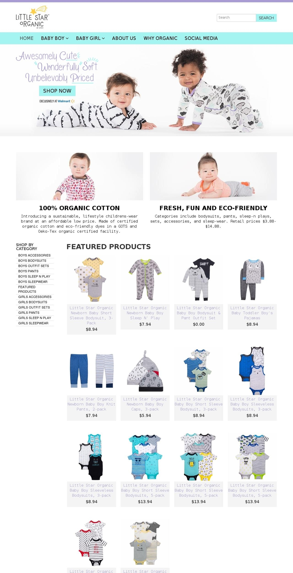 mylittlestar.com — Shopify storefront screenshot