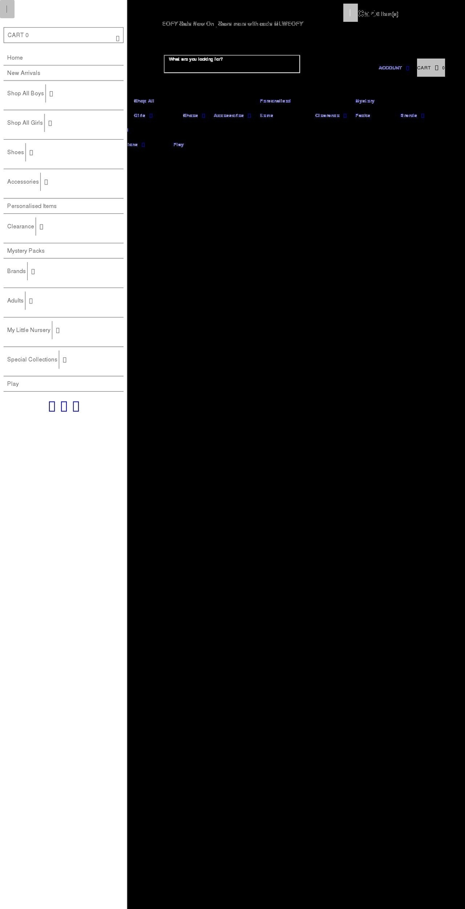 mylittlewardrobe.uk shopify website screenshot