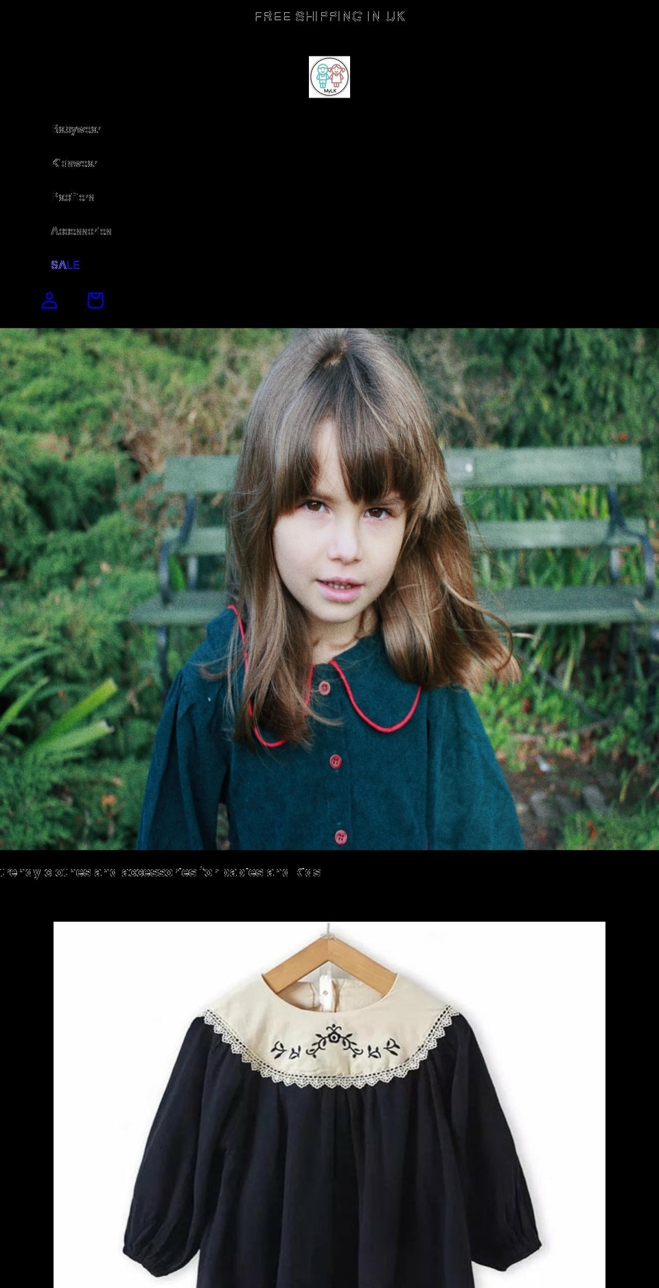 mylk.uk shopify website screenshot